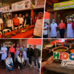 Representantes de tour operadoras de Hidalgo, comerciantes del Pabellón Gastronómico de Actopan y autoridades municipales recorren las instalaciones del recinto, conocen la oferta culinaria local y participan en actividades de promoción turística para impulsar la gastronomía del municipio.
