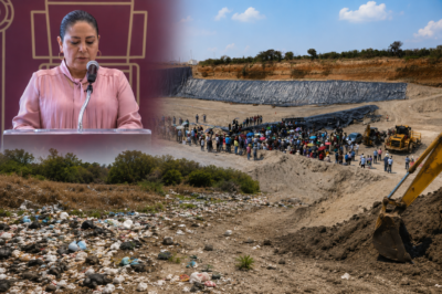 Semarnath defiende relleno sanitario de Tula y exhibe tiraderos que contaminan en Tezontepec