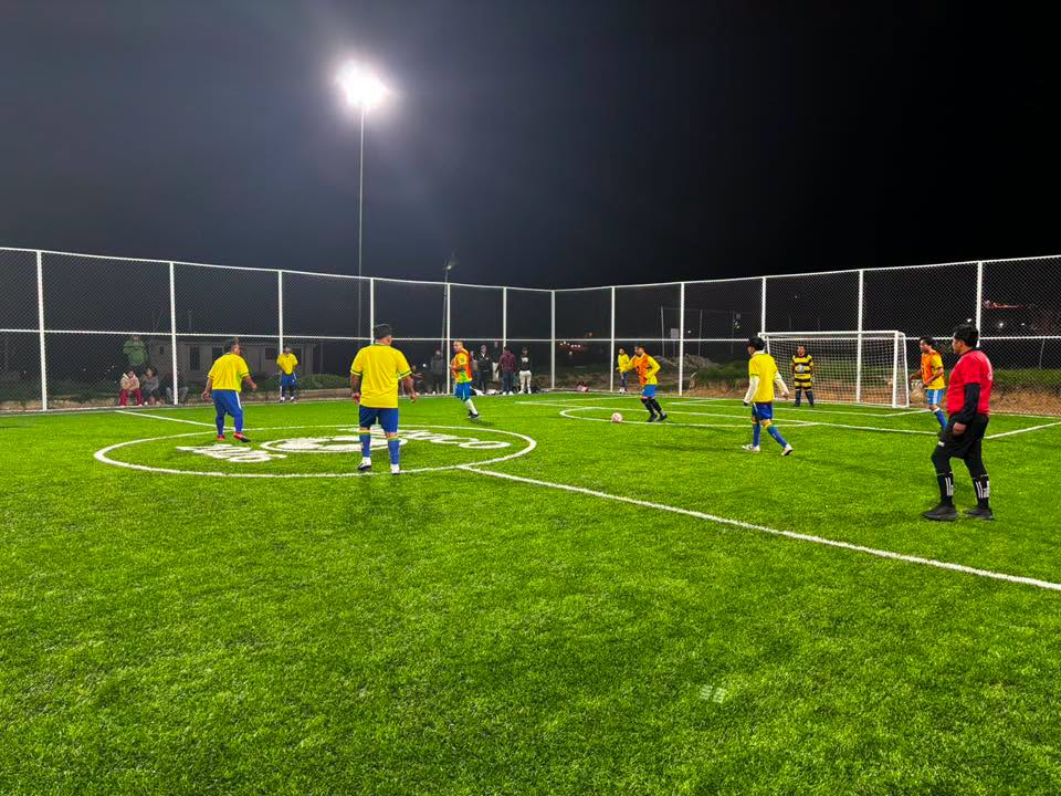 Una de las 38 canchas de fútbol cinco construidas en Hidalgo mediante el programa Mundial Social 2026, iniciativa que busca fortalecer el deporte, la convivencia comunitaria y el tejido social en distintos municipios del estado.
