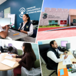 Collage con imágenes del Centro de Conciliación Laboral del Estado de Hidalgo que muestra la atención a usuarios, asesorías personalizadas, conciliaciones laborales y las instalaciones del organismo en Pachuca.