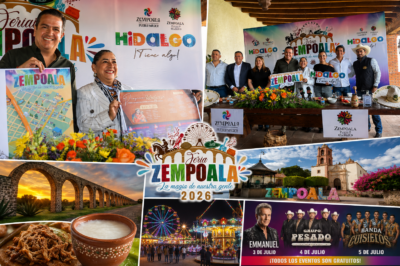 Feria de Zempoala 2026 espera 200 mil visitantes con Emmanuel, Grupo Pesado y Banda Cuisillos